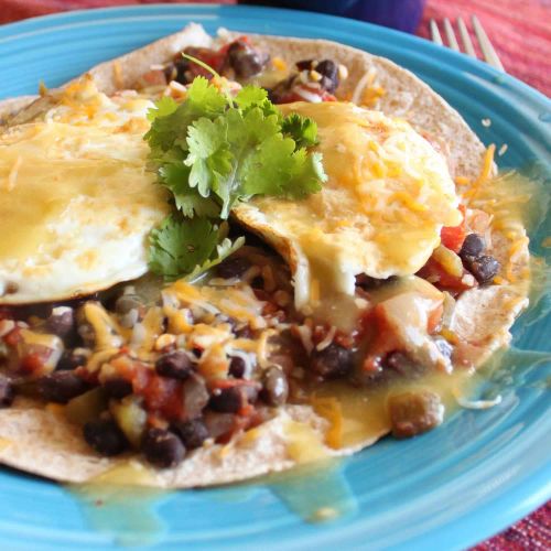 Black Bean Huevos Rancheros