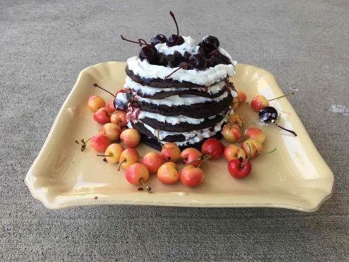 Black Forest Pancake Cake