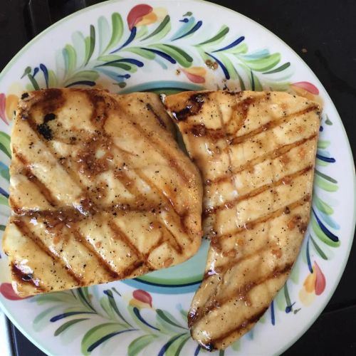 Barbeque Halibut Steaks