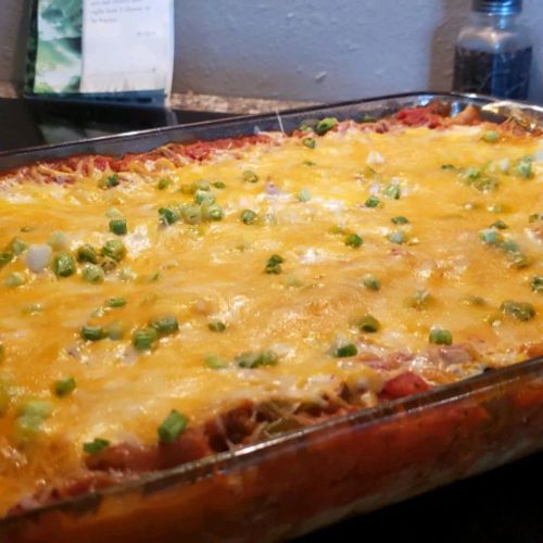 Mexican Lasagna with Noodles