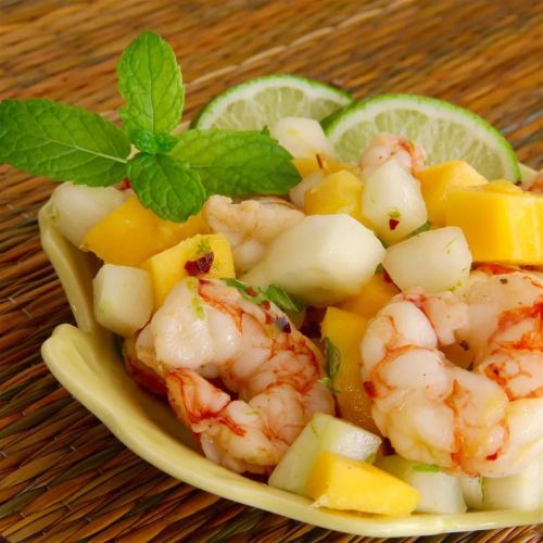 Mango Shrimp Salad