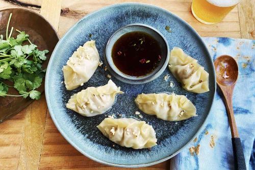 Khanom Jeeb (Pork and Shrimp Dumplings)