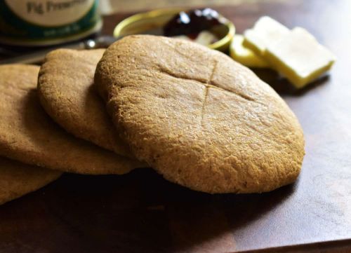 Whole Wheat Molasses Flat Bread