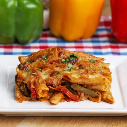 Fajita Pasta Bake