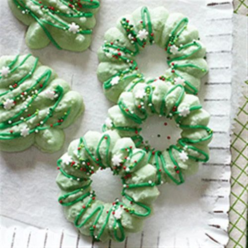 Holiday Spritz Cookies