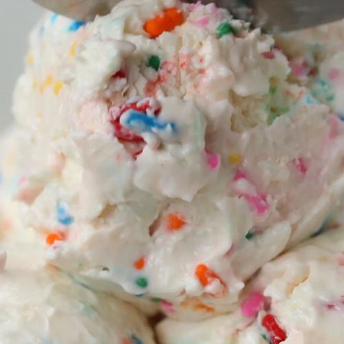 Cake Batter Frozen Yogurt