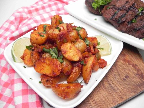 Salsa-Roasted Potatoes