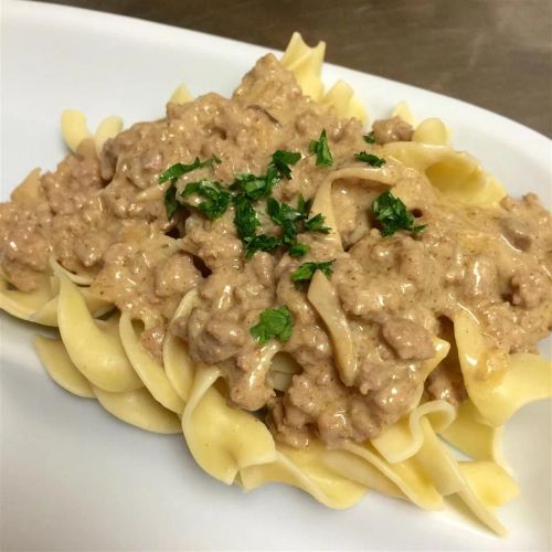 Lazygirl's Ground Turkey Stroganoff