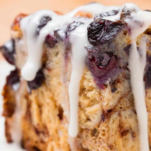 Blueberry Cinnamon Roll Bake