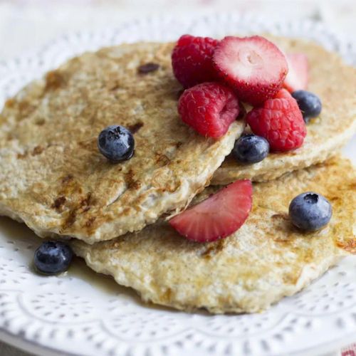 Vanilla Cinnamon Protein Pancakes