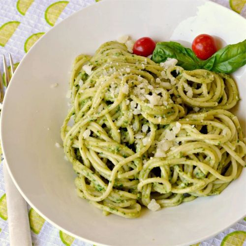 Light Lemon Pesto Pasta