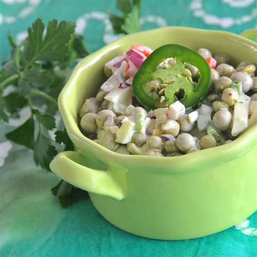 Super Spicy Pea Salad