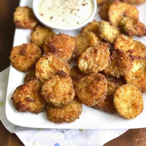 Super Easy and Spicy Fried Pickles