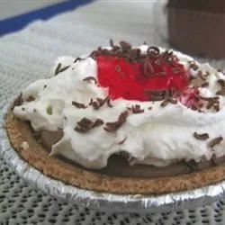 Raspberry French Silk Pie