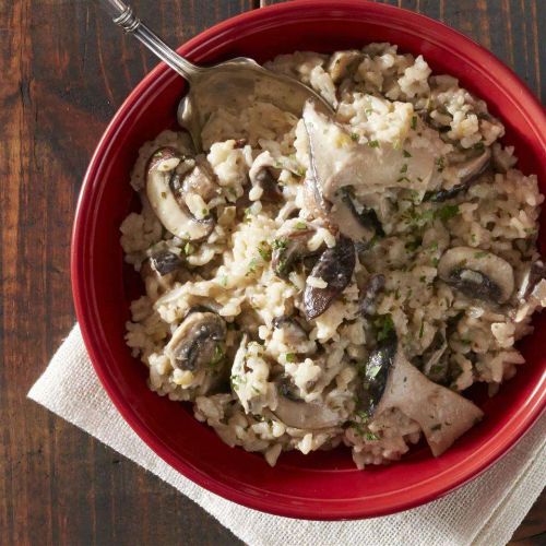 Baked Wild Mushroom Risotto