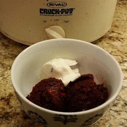 Chocolate Cherry Slow Cooker Cake