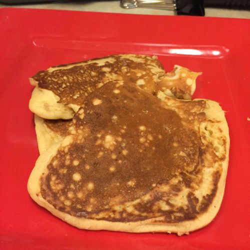 Light and Airy Peanut Butter Pancakes