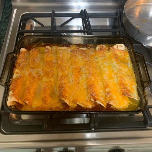 Fiesta Chicken and Black Bean Enchiladas from Mission