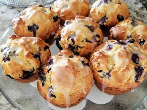 World's Best Lemon Blueberry Muffins