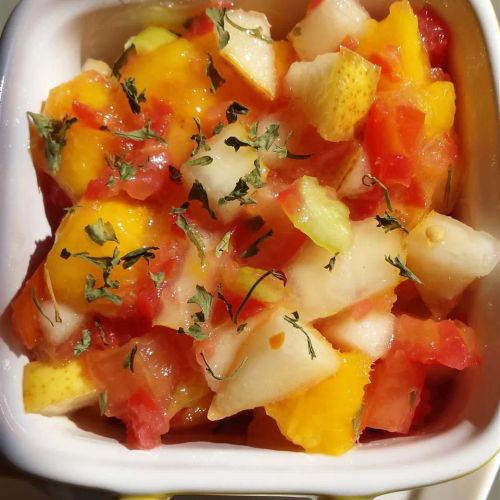 Pear-Mango Salsa