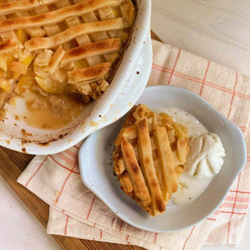 Old Fashioned Peach Cobbler