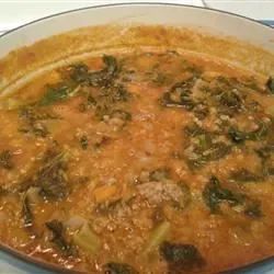 Lentil, Kale, and Sausage Soup