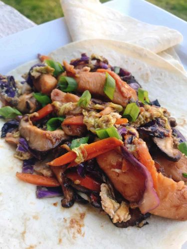 Moo Shu Chicken with Mandarin Pancakes