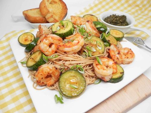 Summery Shrimp with Pesto