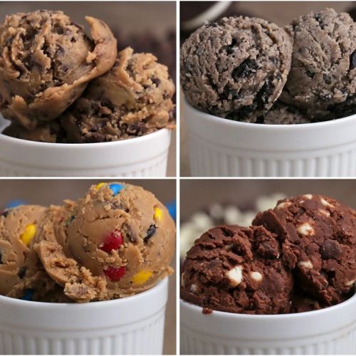 Edible Cookie Dough 4 Ways