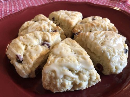 Cranberry-Orange Scones with Walnuts