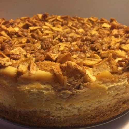 Nickie's Apple-Pecan Cheesecake