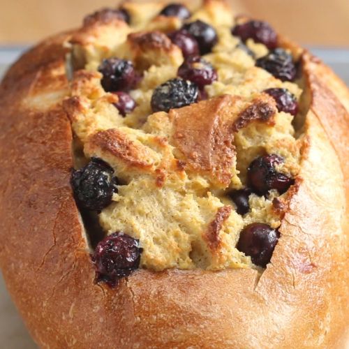 Blueberry French Toast Boat