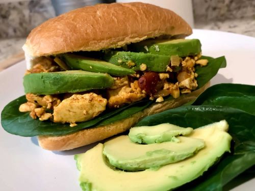 Vegan Tofu Scramble Breakfast Sandwiches