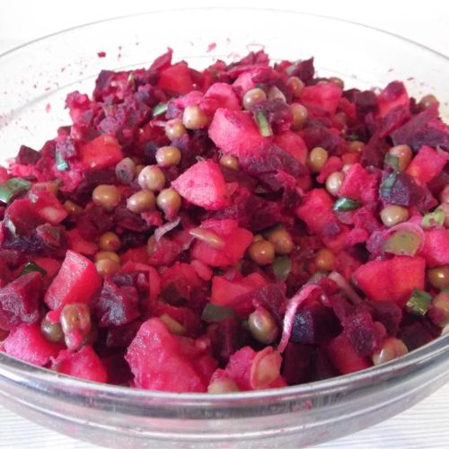 Ukrainian Salat Vinaigrette (Beet Salad)