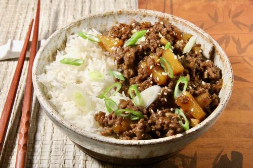 Teriyaki Ground Beef Skillet