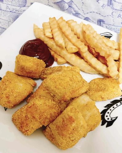 Air-Fried Fish Nuggets