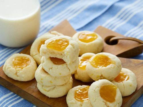 Lemon Curd Thumbprint Cookies