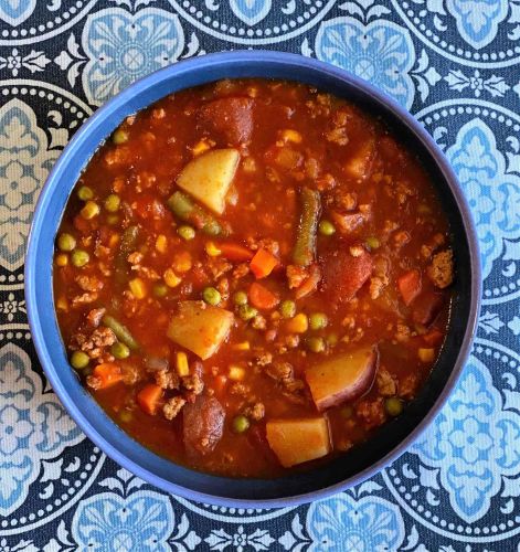 Ground Turkey Soup with Beans