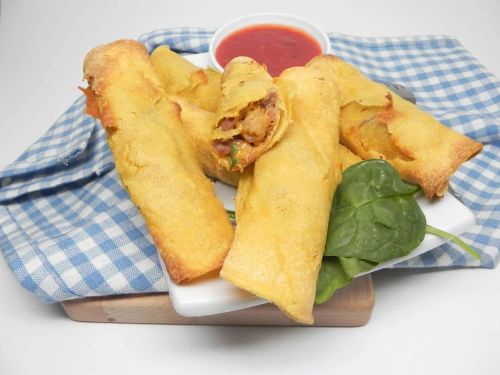 Air-Fried Shrimp Taquitos