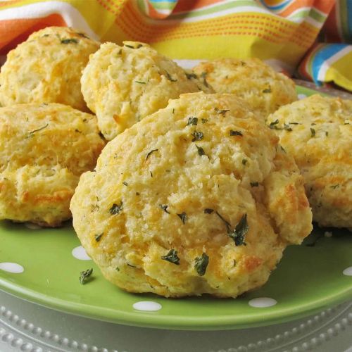 Garlic-Herb Butter Drop Biscuits