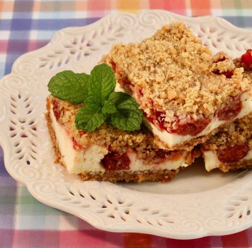 Easy Cherry Cheesecake Bars