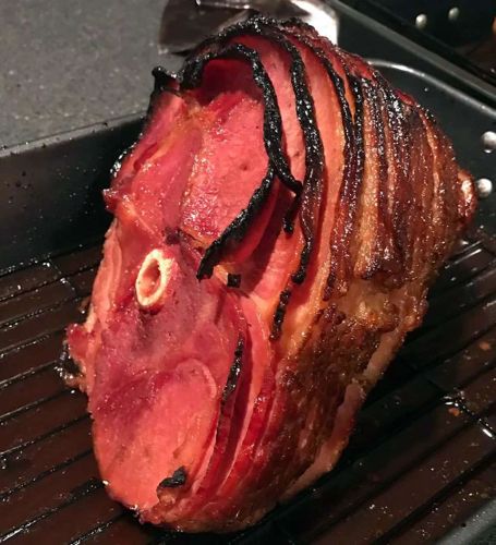 Ham with Honey and Brown Sugar Glaze