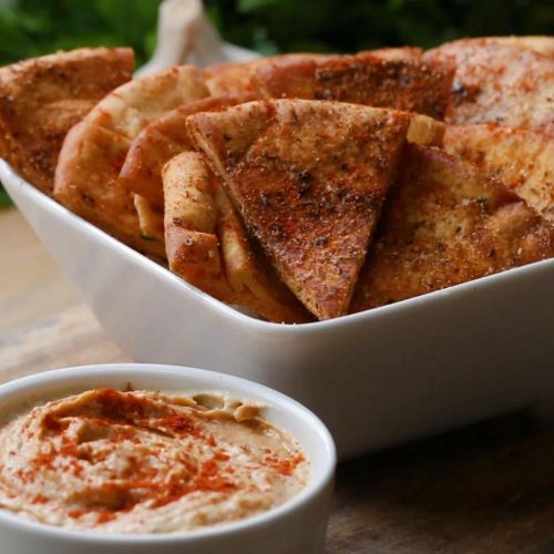 Spicy Pita Chips