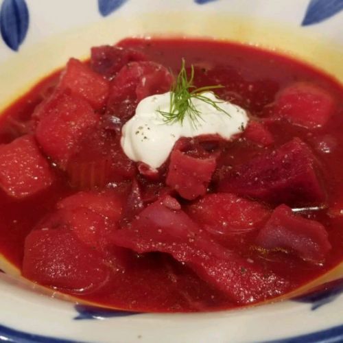 Russian Cabbage Borscht