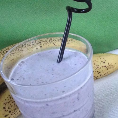 Blueberry Banana Oatmeal Smoothie