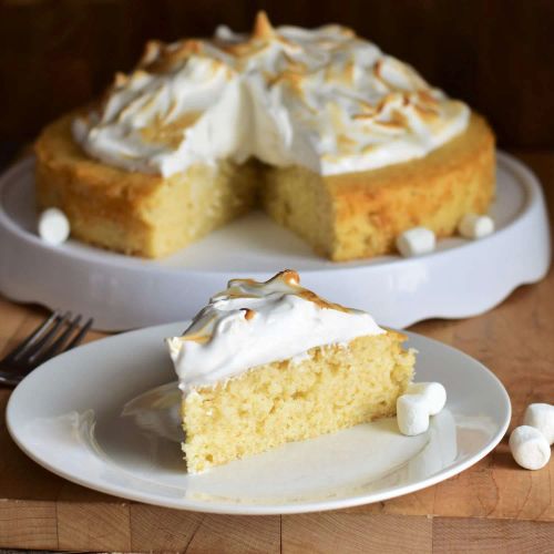 Toasted Marshmallow Cake