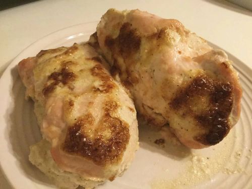 Cheesy Stuffed Lemon Chicken Breasts