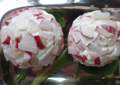 Radish Cream Cheese Spread