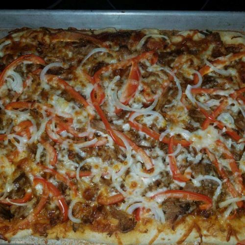 BBQ Pulled Pork Pizza