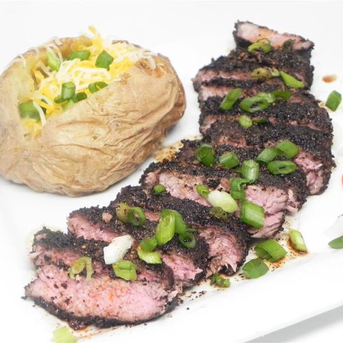 Coffee-Crusted Beef Tenderloin Steak